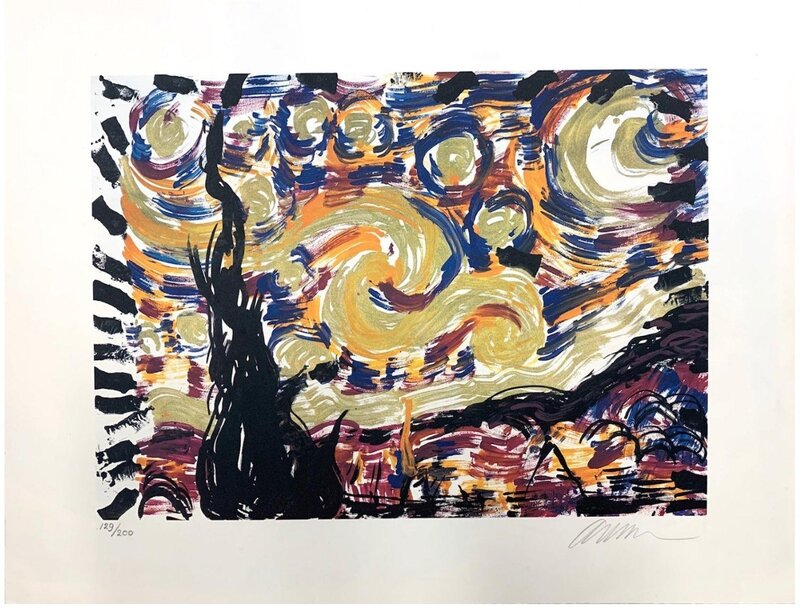 Starry Night (Hommage à Van Gogh) d'Arman, vers 1995