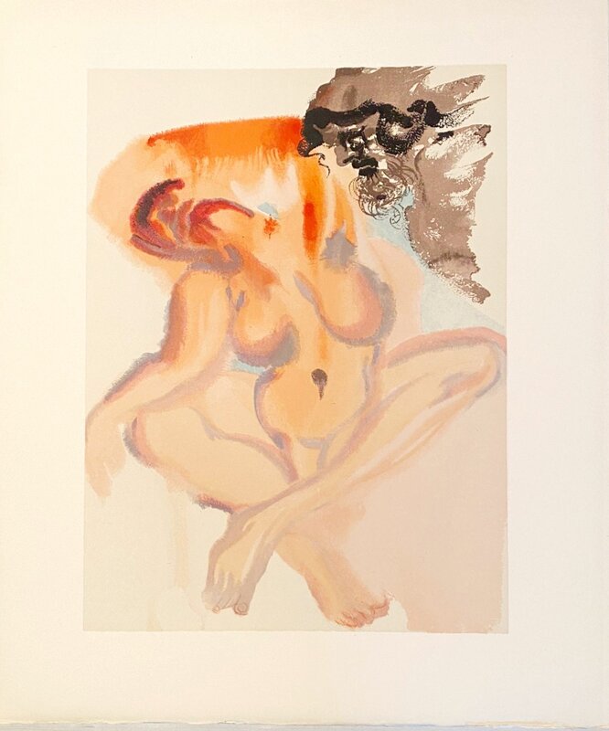 La Divine Comédie - Purgatoire 03 - Les Indolents by Salvador Dalí, 1963