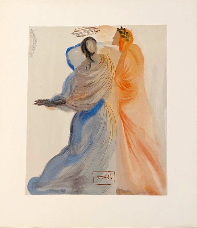 La Divine Comédie - Paradis 18 - La splendeur de Béatrice de Salvador Dalí, 1963