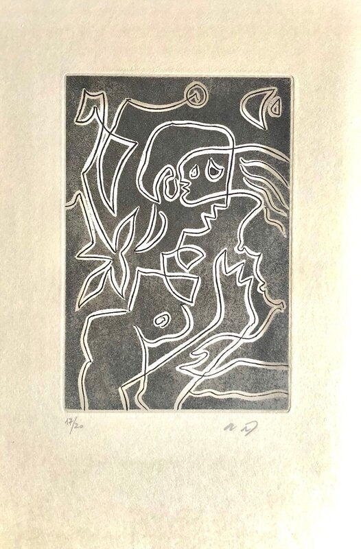 Ô mésange, ô peut-être by André Masson, 1975