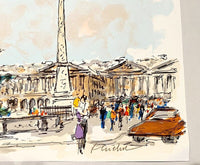 Place de la Concorde d'Urbain Huchet, 1960 (vue 2)