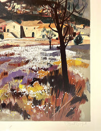 Paysage en Provence de Robert Vernet-Bonfort, vers 1975 (vue 2)