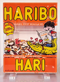 Coffrage HARIBO Hari d'Annick Cuadrado, 2018