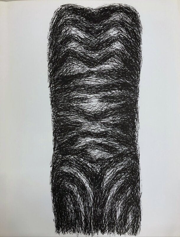 Dessin pour un torse de Raoul Ubac, 1972