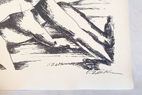 The Labours of Hercule - Fight against Hippolyte, queen of the Amazons by Ossip Zadkine, 1960 (view 3)