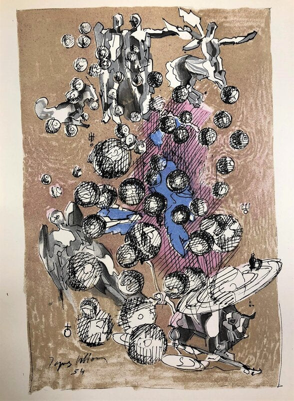 Constellation planétaire de Jacques Villon, 1954