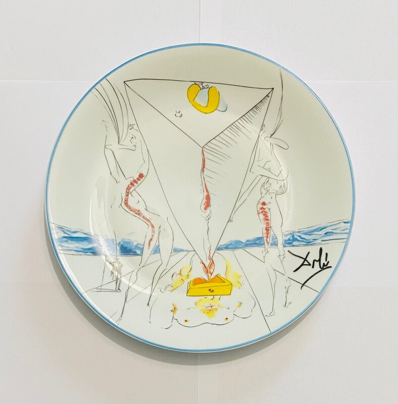 Philosophe écrasé par le Cosmos by Salvador Dalí, 1984