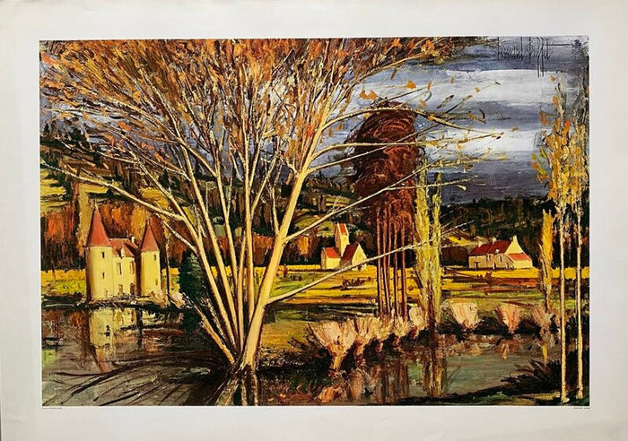 Paysage de Bernard Buffet, vers 1970