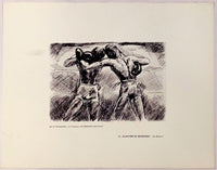 Les Boxeurs d'André Dunoyer de Segonzac, vers 1930