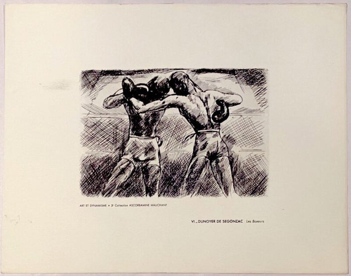 Les Boxeurs by André Dunoyer de Segonzac, c. 1930