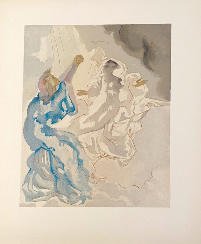 La Divine Comédie - Paradis 05 - Nouvel aspect de Béatrice de Salvador Dalí, 1963