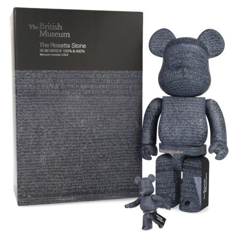 Bearbrick British Museum - The Rosetta Stone 400% + 100% by BE@RBRICK, 2022 (view 4)