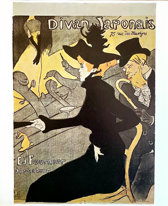 Divan Japonais de Henri de Toulouse-Lautrec, 1892/93