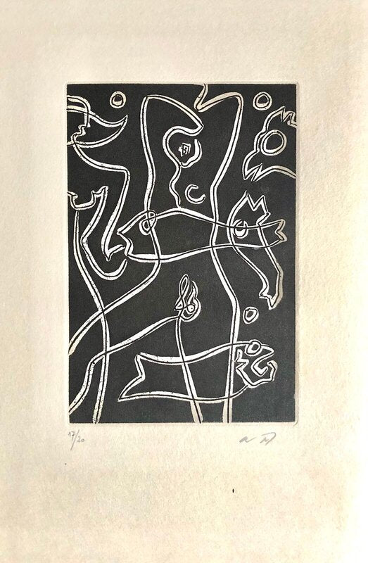 Ô mésange, ô peut-être d'André Masson, 1975