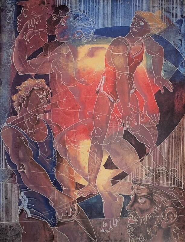 Games of the Olympiad de Hans Erni, 1983