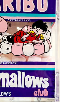 Coffrage HARIBO Chamallows (Marshmallows) d'Annick Cuadrado, 2021 (vue 2)
