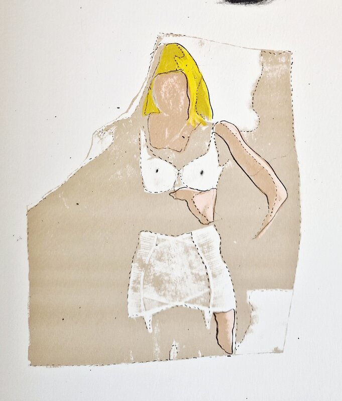 Sybil Vane in her Dressing Room de Jim Dine, 1968 (vue 2)