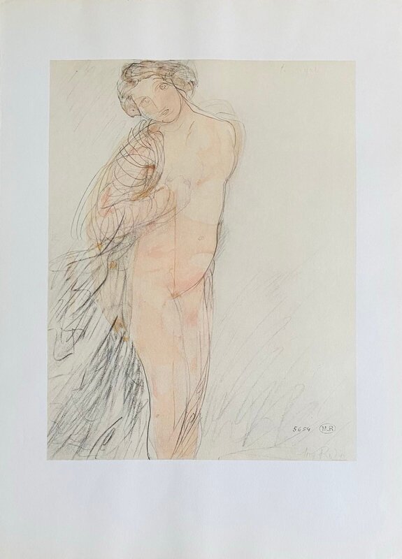 Jeune modèle à moitié nu d'Auguste Rodin, 1949