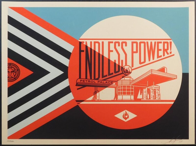 Endless Power Petrol Palace de Shepard Fairey, 2019