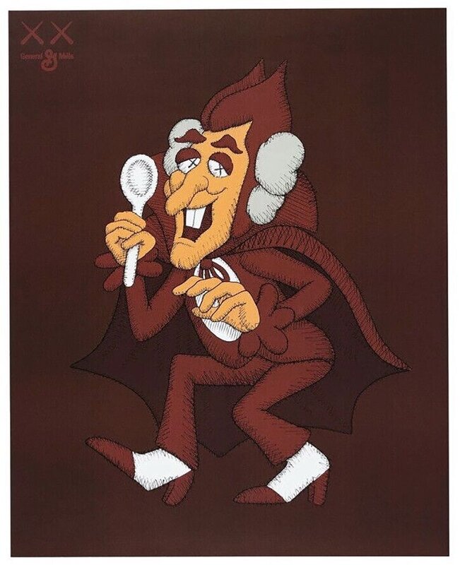 Count Chocula Poster de KAWS, vers 2022
