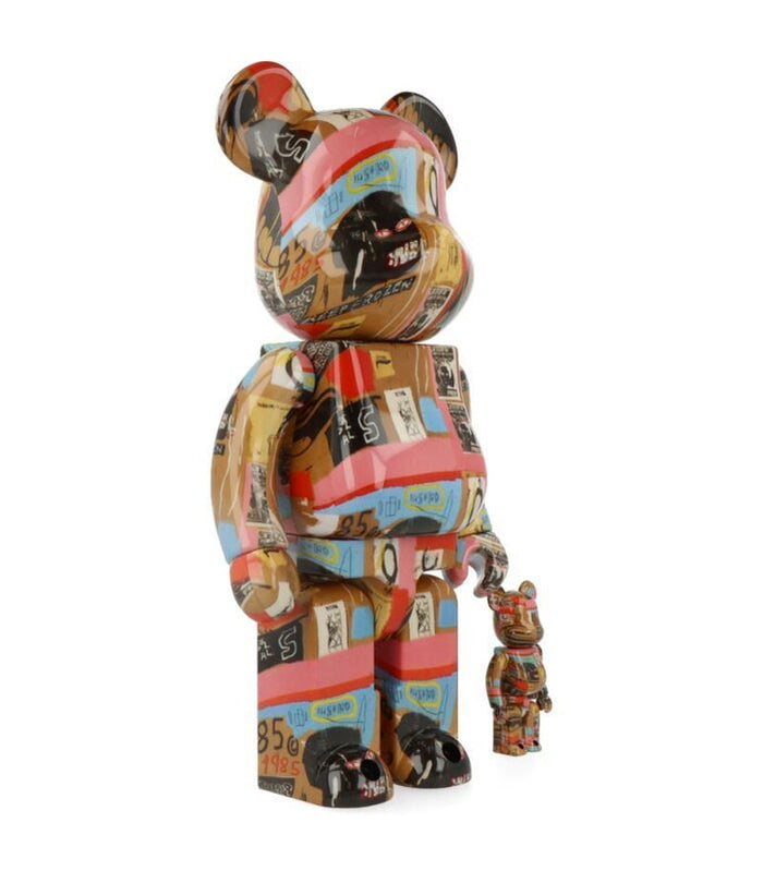 Bearbrick Warhol x Basquiat V2 400% + 100% by BE@RBRICK, 2022 (view 2)