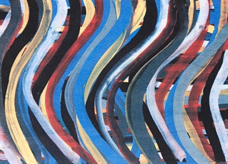 Brushstrokes: Horizontal And Vertical IX de Sol LeWitt, 1996