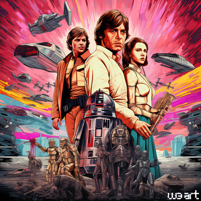 Another New Hope #1 Vintage de W3 ART, 2023