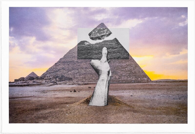 Trompe l'oeil, Greetings from Giza, 22 octobre 2021, 16h44, Giza, Egypte de JR, 2021