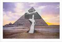 Trompe l'oeil, Greetings from Giza, 22 octobre 2021, 16h44, Giza, Egypte de JR, 2021
