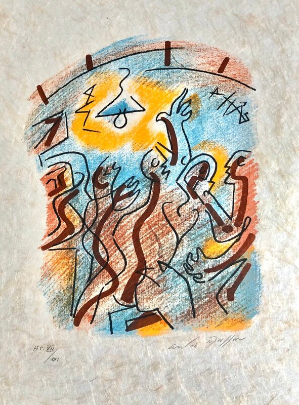 Une étoile de craie d'André Masson, 1973