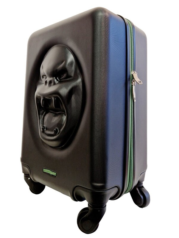 Kong Escape Suitcase (Black & Khaki) de Richard Orlinski, 2022