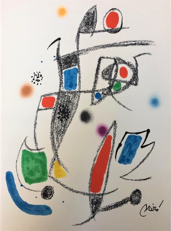 Maravillas con Variaciones Acrósticas 10 de Joan Miró, 1975