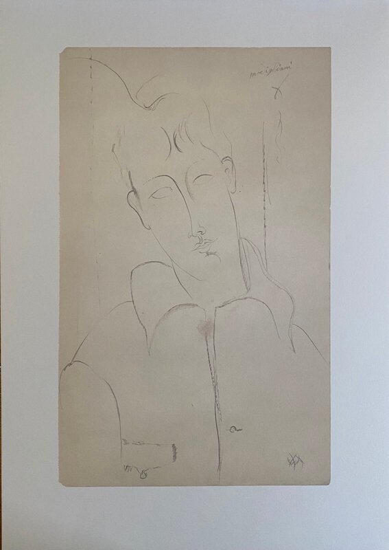 Giovane uomo by Amedeo Modigliani, 1918