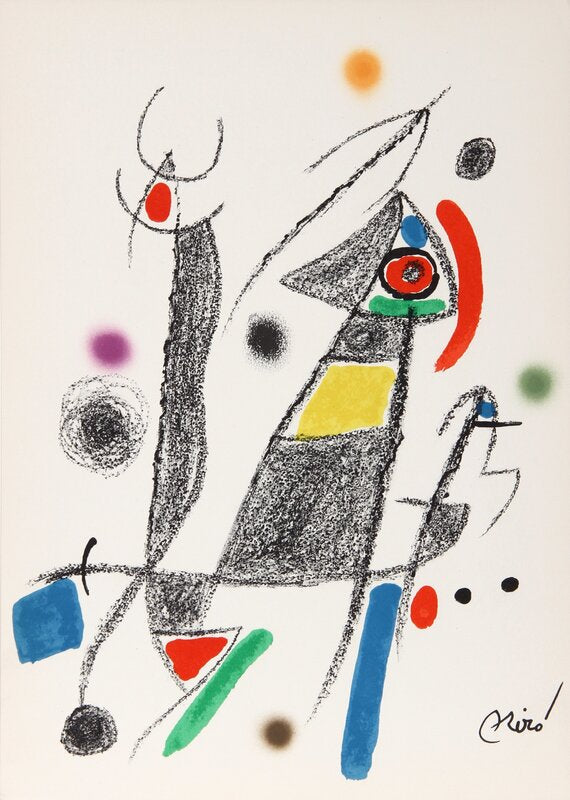 Maravillas con Variaciones Acrósticas 6 de Joan Miró, 1975