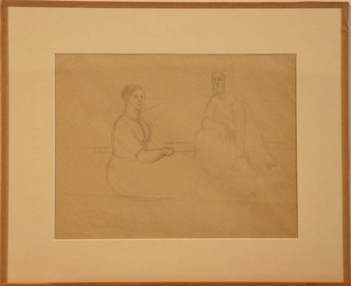 La conversation de Pierre Tal-Coat, vers 1920