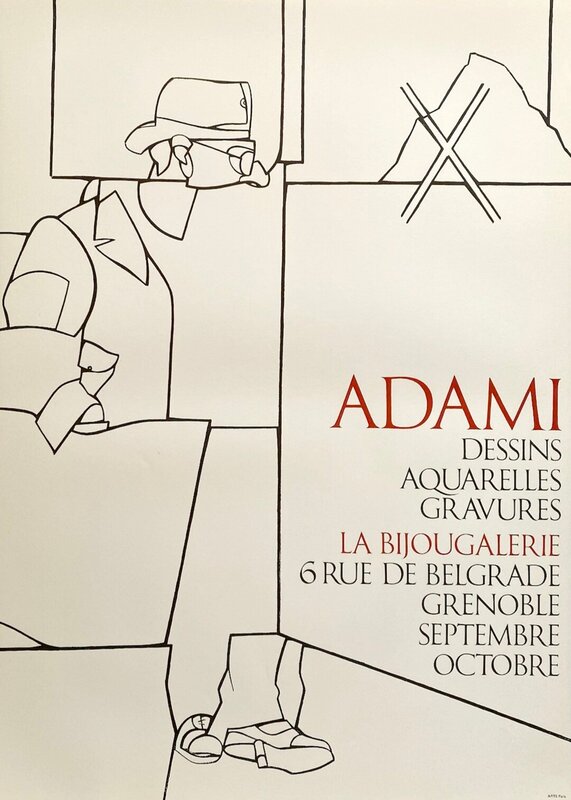 Dessins, aquarelles, gravures by Valerio Adami, 1978