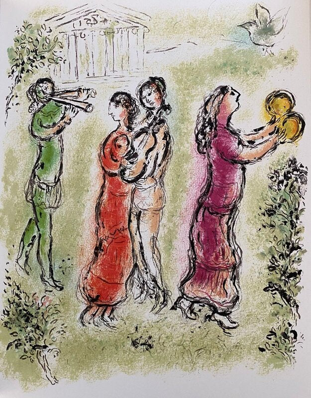 The Odyssey - Celebration by Marc Chagall, 1989