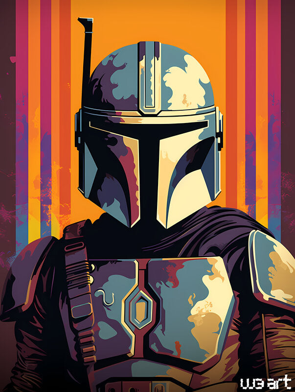 Obey Mando Vintage de W3 ART, 2023