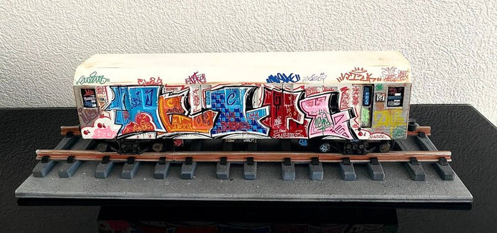 Wagon Graffiti d'Alberto Blanchart, 2023