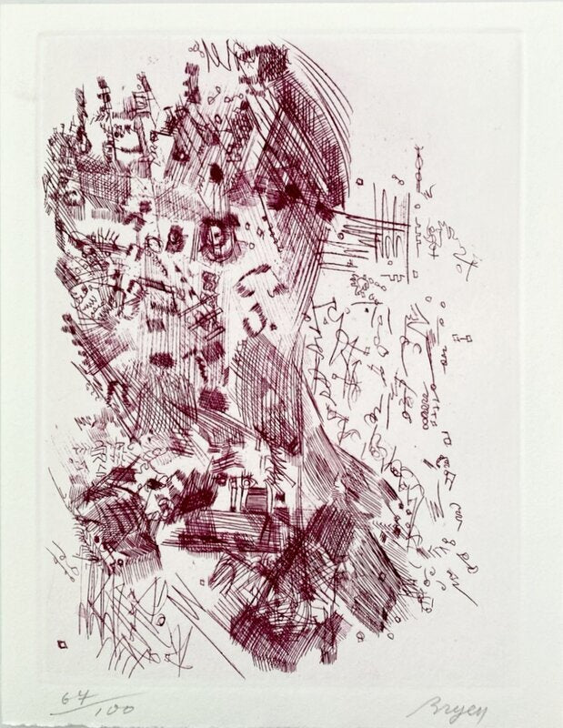 Hommage à Hans Arp de Camille Bryen, 1967