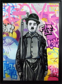 Charlie Chaplin I Print by FAT, 2019