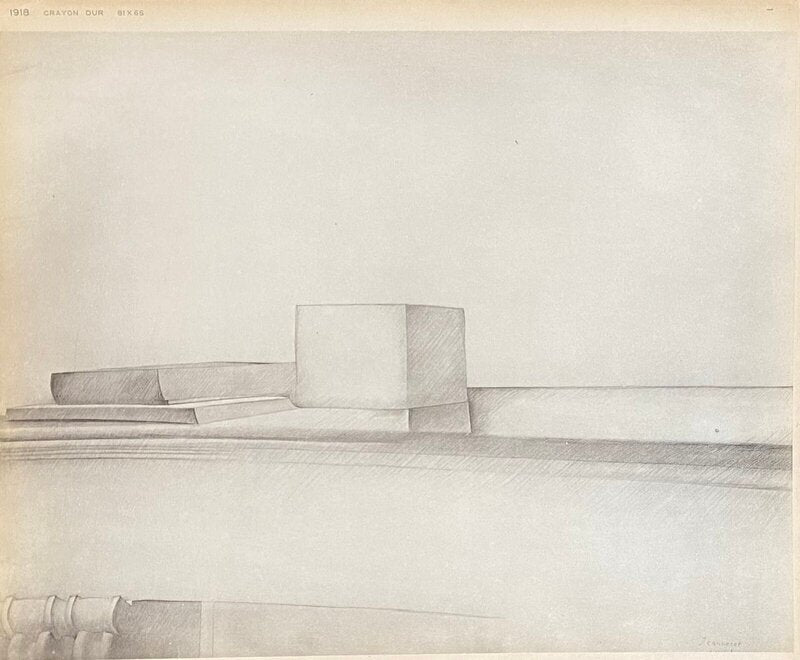 Le dessus de Cheminée de Le Corbusier, 1938