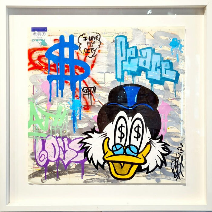 Scrooge - I Love My City (Metro Map of Paris) de FAT, 2020