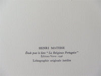 La Religieuse Portugaise de Henri Matisse, 1972 (vue 2)