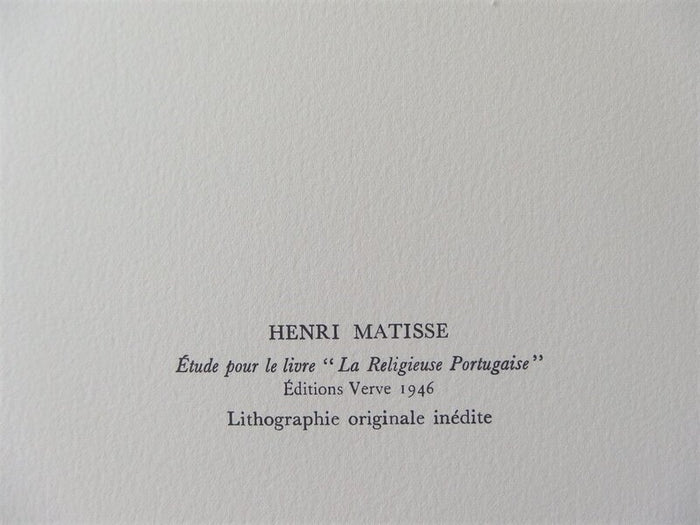 La Religieuse Portugaise by Henri Matisse, 1972 (view 2)