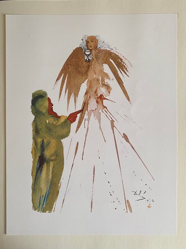 The prophet Malachi complains about unclean offerings (Malachi 1:11) de Salvador Dalí, 1985 (vue 2)