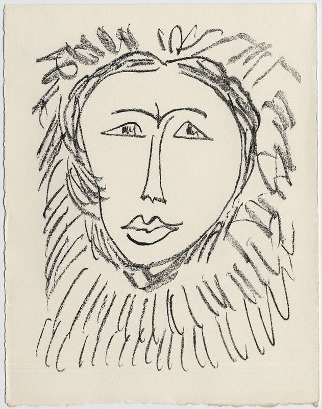 Portrait d'homme esquimau de Henri Matisse, 1963