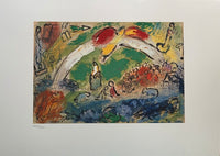Adam et Eve chassés du paradis N°6 & Noé et l'Arc-en-ciel N°9 de Marc Chagall, 1986 (vue 3)