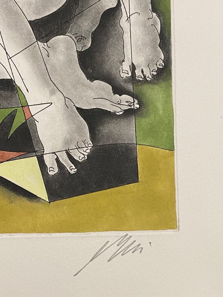 Couple lisant by Hans Erni, 1996 (view 3)