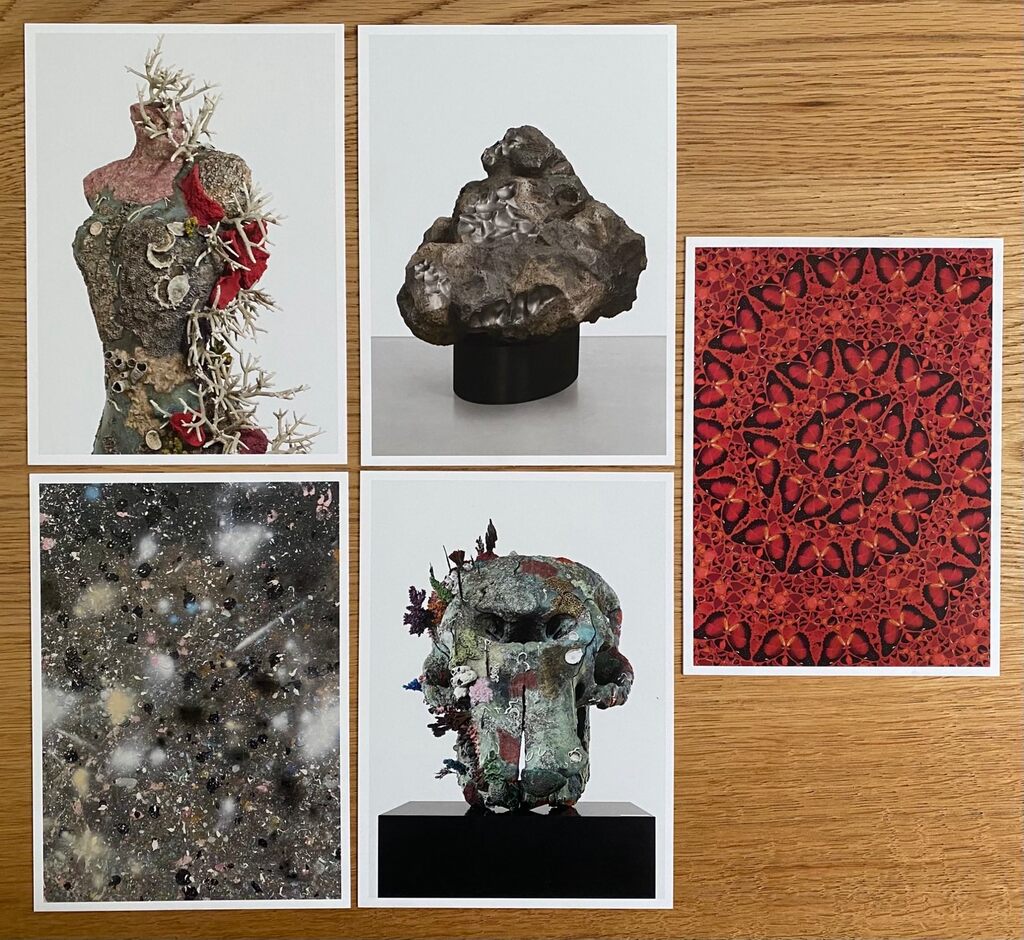 Set of 5 postcards de Damien Hirst, 2024